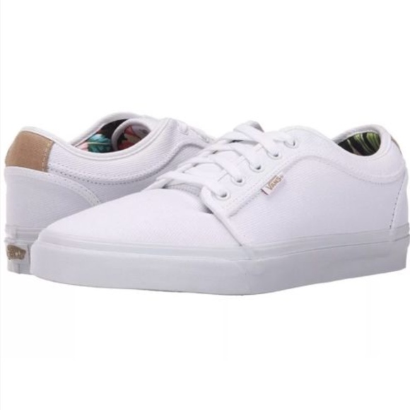 vans chukka low white